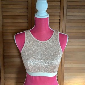 Aerie sequin blush Brother size medium
